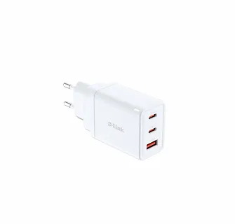 D-Link Ładowarka zasilacz GAN 2x 65W 2x USB-C 1x USB-A