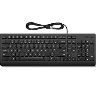 Lenovo Klawiatura przewodowa Essential czarna US English 4Y41R64633