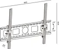 Uchwyt TV TB-851 do telewizora do 100 cali 90kg max VESA 800x600
