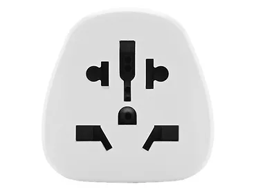 Adapter podróżny Savio, gniazdo globalne – wtyk UK, AP-05