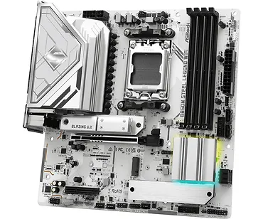 ASRock Płyta gł&oacute;wna B850M STEEL LEGEND WIFI AM5 4DDR5 HDMI/DP mATX