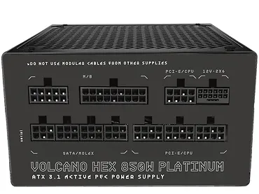 Zasilacz komputerowy MODECOM HEX 850W PLATINUM ATX3.1