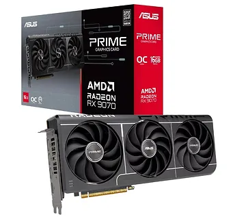 Asus Karta graficzna RX 9070 PRIME EVO OC 16 GB GDDR6 256bit DP/HDMI
