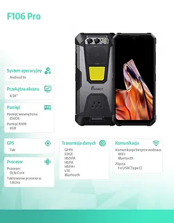 Smartfon F106 Pro black CH