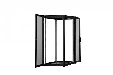 Digitus Szafa sieciowa stojąca Hyper Pro 19" 26U rack 600x1000, drzwi prz&oacute;d perforacja, czarna 1000kg