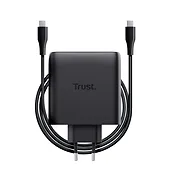 Trust Ładowarka MAXO GaN 100W 2x USB-C czarna