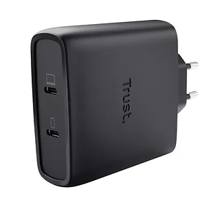 Trust Ładowarka MAXO GaN 100W 2x USB-C czarna