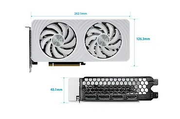 Palit Karta graficzna RTX 5060 WHITE OC 8GB GDDR7 128bit 3DP/HDMI