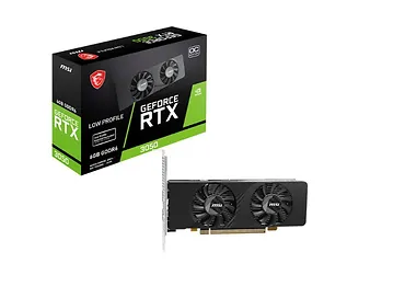 MSI Karta graficzna GeForce RTX 3050 LP E 6G OC