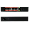 Qoltec Przełącznik sieciowy SWITCH Gigabit Ethernet PoE | 16x RJ45 | 2x RJ45 Uplink | 2x SFP | 1000 Mb/s