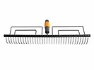 Fiskars Grabie do trawnika QuikFit 1000656