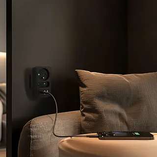 Maclean Rozdzielacz na 2 gniazda MCE249 F/B