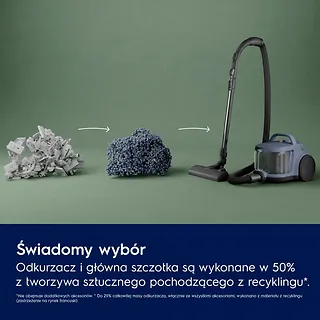Electrolux Odkurzacz bezworkowy linia 500 EL51C1LDB