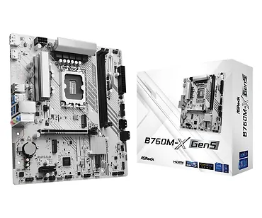 ASRock Płyta gł&oacute;wna B760M-X GEN5 s1700 2DDR5 DP/HDMI mATX