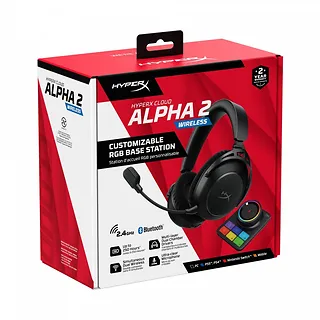 HyperX Zestaw słuchawkowy Cloud Alpha 2 Bezprzewodowy Gaming- AJ5C7AA