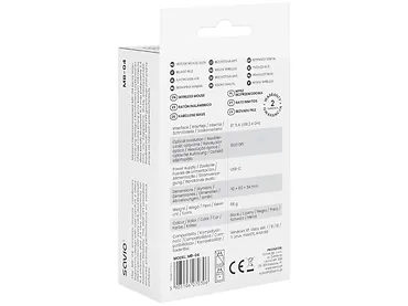 Mysz bezprzewodowa SAVIO MB-04 BT 5.4 USB-C 2.4 GHz 1600 DPI Plug & Play