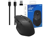 Mysz bezprzewodowa SAVIO MB-06 BT 5.4 USB 2.4 GHz ergonomiczna 3800DPI