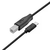 TB Kabel USB CM-BM 1.8m czarny drukarkowy