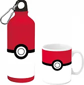 Kids Euroswan Butelka bidon 500ml aluminium + kubek Pokemon