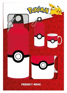 Kids Euroswan Butelka bidon 500ml aluminium + kubek Pokemon