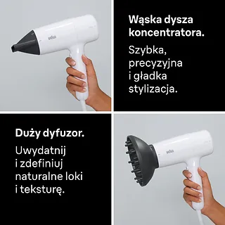 Braun Suszarka do włos&oacute;w z dyfuzorem 2200W HD226E