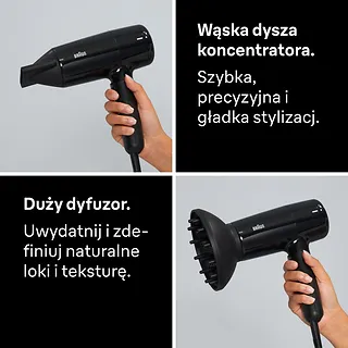 Braun Suszarka do włos&oacute;w z dyfuzorem 2100W HD215E