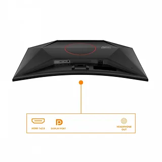 AOC Monitor C32G42ZE 31.5 cala VA Curved 240Hz HDMI DP