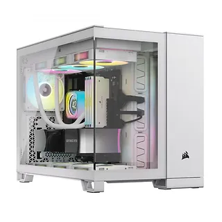 Corsair Obudowa 2500X mATX iCUE Mid-Tower Biała RGB