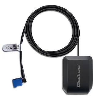 Qoltec Mobilna Antena GPS GLONASS z podstawą magnetyczną| dook&oacute;lna |   28dBi | 50W | FAKRA