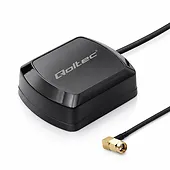 Qoltec Mobilna Antena GPS GLONASS z podstawą magnetyczną | dook&oacute;lna |   28dBi | 50W | SMA RA