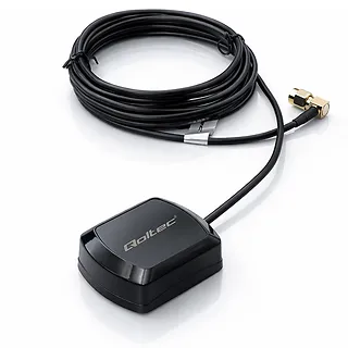 Qoltec Mobilna Antena GPS GLONASS z podstawą magnetyczną | dook&oacute;lna |   28dBi | 50W | SMA RA