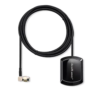 Qoltec Mobilna Antena GPS GLONASS z podstawą magnetyczną | dook&oacute;lna |   28dBi | 50W | SMA RA
