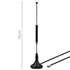 Qoltec Antena 4G LTE z podstawą magnetyczną | 5dBi | dook&oacute;lna |   wewnętrzna | 600-2700 MHz | SMA | 3m