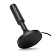 Qoltec Wewnętrzna Antena TV DVB-T2 ze wzmacniaczem sygnału i magnetyczną podstawą | 4K | 28dBi | 5m