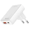 4smarts Ładowarka sieciowa FlatPlug Duos 20W USB-C + USB-A Biała