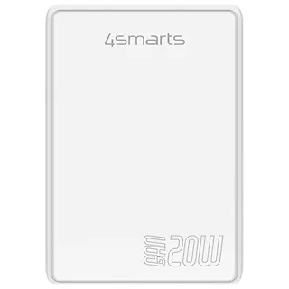 4smarts Ładowarka sieciowa FlatPlug Duos 20W USB-C + USB-A Biała