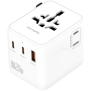 4smarts Adapter podr&oacute;żny 20W GaN Nomad 2xUSB-C + 1xUSB-A