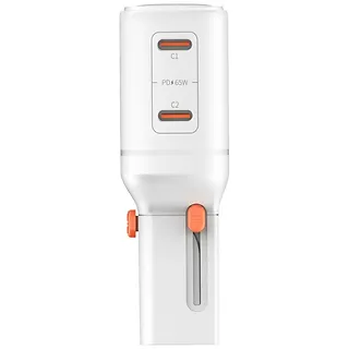 4smarts Ładowarka podr&oacute;żna World Travel 65W USB-C + USB-A Biała