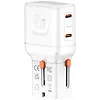 4smarts Ładowarka podr&oacute;żna World Travel 65W USB-C + USB-A Biała