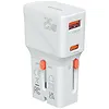 4smarts Ładowarka podr&oacute;żna World Travel 25W USB-C + USB-A Biała
