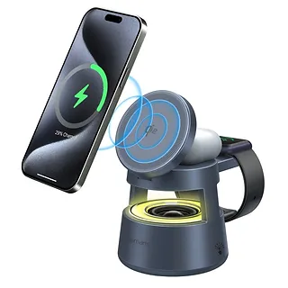 4smarts Stacja ładująca Aura Sound Qi2 Szara