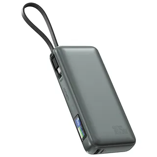 4smarts Powerbank Enterprise 20000mAh 165W z wbudowanym kablem USB-C LCD