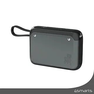 4smarts Powerbank Pocket 30W 10000mAh wbudowany kabel USB-C 15cm
