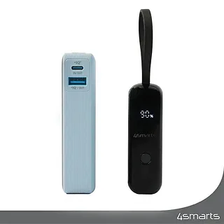 4smarts Powerbank Pocket 30W 10000mAh wbudowany kabel USB-C 15cm