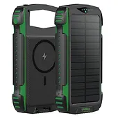 4smarts Powerbank Solarny 20000mAh TitanPack Rugged UltiMag Zielony