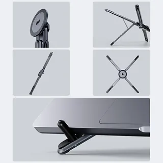 4smarts Podstawka laptop/tablet /smartfone kompatybilna z MagSafe Szara