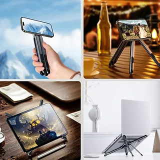 4smarts Podstawka laptop/tablet /smartfone kompatybilna z MagSafe Szara