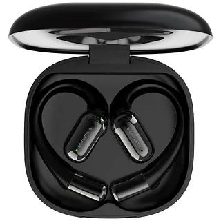 4smarts Słuchawki Bluetooth OWS tłumacz AI z wyświetlaczem SkyBuds Czarne