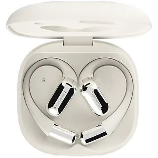 4smarts Słuchawki Bluetooth OWS tłumacz AI SkyBuds z ekranem Beżowe