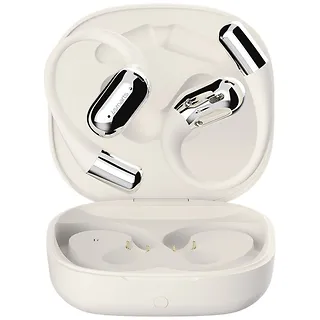 4smarts Słuchawki Bluetooth OWS tłumacz AI SkyBuds z ekranem Beżowe